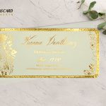 کارت عروسی رنگ طلایی